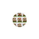 Groundhog Emojis 1  Mini Button