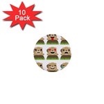 Groundhog Emojis 1  Mini Button (10 pack) 