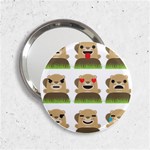 Groundhog Emojis 2.25  Handbag Mirror