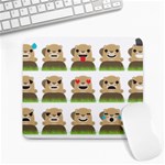 Groundhog Emojis Large Mousepad