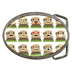 Groundhog Emojis Belt Buckle