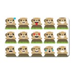 Groundhog Emojis Magnet (Rectangular)