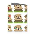 Groundhog Emojis Mini Greeting Cards (Pkg of 8)