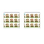 Groundhog Emojis Cufflinks (Square)