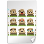 Groundhog Emojis Canvas 24  x 36 