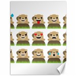 Groundhog Emojis Canvas 36  x 48 