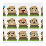 Groundhog Emojis Medium Glasses Cloth