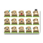 Groundhog Emojis Small Doormat