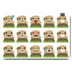 Groundhog Emojis Large Doormat