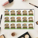 Groundhog Emojis Cosmetic Bag (Large)