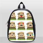 Groundhog Emojis School Bag (Small)