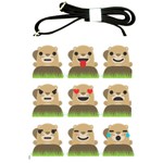 Groundhog Emojis Shoulder Sling Bag