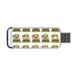 Groundhog Emojis Portable USB Flash (One Side)