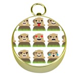 Groundhog Emojis Gold Compass