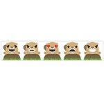 Groundhog Emojis Flano Scarf (Large)