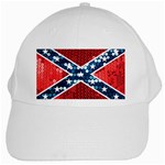 sequin confederate flag White Cap