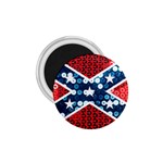 sequin confederate flag 1.75  Magnet