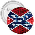 sequin confederate flag 3  Button