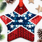 sequin confederate flag Ornament (Star)