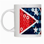 sequin confederate flag White Mug