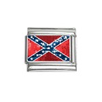 sequin confederate flag Italian Charm (9mm)