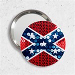 sequin confederate flag 2.25  Handbag Mirror