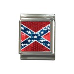 sequin confederate flag Italian Charm (13mm)