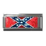 sequin confederate flag Superlink Italian Charm (9mm)