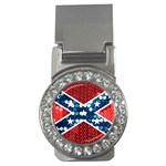 sequin confederate flag Money Clip (CZ)