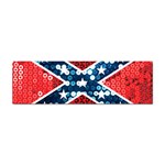 sequin confederate flag Sticker (Bumper)