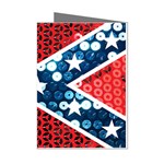 sequin confederate flag Mini Greeting Cards (Pkg of 8)