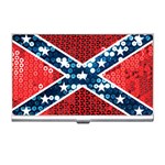 sequin confederate flag Business Card Holder