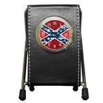 sequin confederate flag Pen Holder Desk Clock