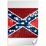 sequin confederate flag Canvas 20  x 30 