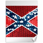 sequin confederate flag Canvas 36  x 48 