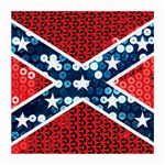 sequin confederate flag Medium Glasses Cloth