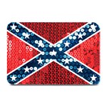 sequin confederate flag Plate Mat