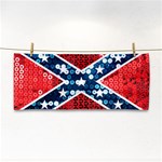 sequin confederate flag Hand Towel