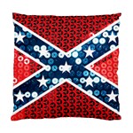 sequin confederate flag Standard Cushion Case (One Side)