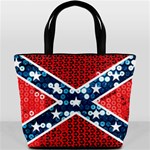 sequin confederate flag Bucket Bag