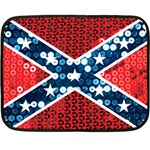 sequin confederate flag Fleece Blanket (Mini)