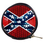 sequin confederate flag Mini Makeup Bag