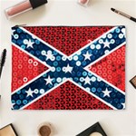 sequin confederate flag Cosmetic Bag (XL)