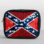 sequin confederate flag Mini Toiletries Bag (One Side)