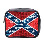 sequin confederate flag Mini Toiletries Bag (Two Sides)