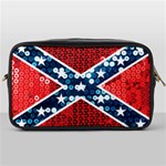 sequin confederate flag Toiletries Bag (One Side)