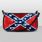 sequin confederate flag Shoulder Clutch Bag