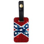 sequin confederate flag Luggage Tag (one side)