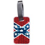 sequin confederate flag Luggage Tag (two sides)