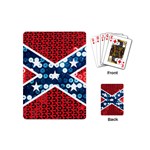 sequin confederate flag Playing Cards (Mini)